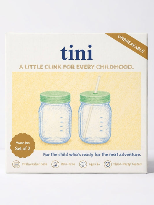 Tini Jars (Mason jars 2-set pack)